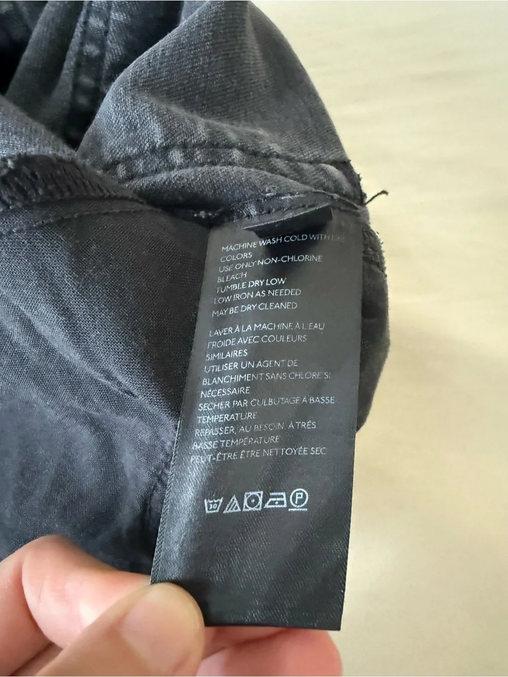 We The Free // Free People // Women's Black Skinny Jeans with Raw Hem // 25